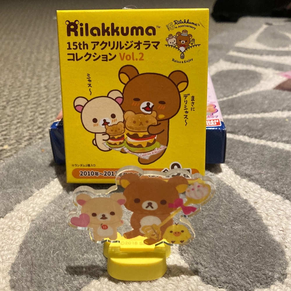 Rilakkuma collectible acrylic stand figure